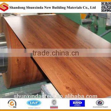 wooden pattern steel coil, wood sheet