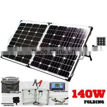 Foldable solar panel, folding solar panel , portable kit 12V, 120W,140W,160W