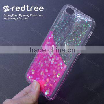 New Popular Transparent Bling Liquid Quicksand TPU Mobile Phone Covers for Lenovo A600e photo-2
