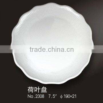 lotus leaf shape plate wave shape plate fruit plate