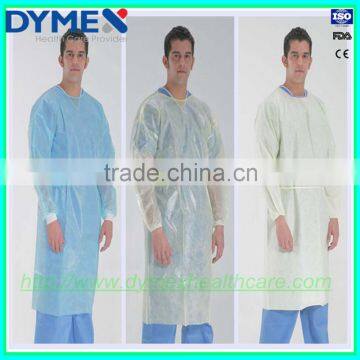 PP Isolation Gown with ultrasonic welding liquid proof