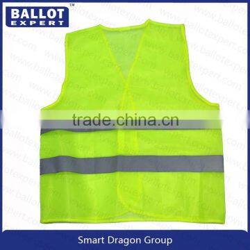 factory wholesale Mesh polyester fluorescent fabrics high reflective jacket