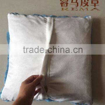 2016RABBIT FUR PILLOWS photo-6