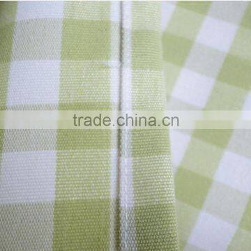 T/C Yarn Dyed Check Fabric Plain Green Grid Cloth Plain Table Cloth photo-6