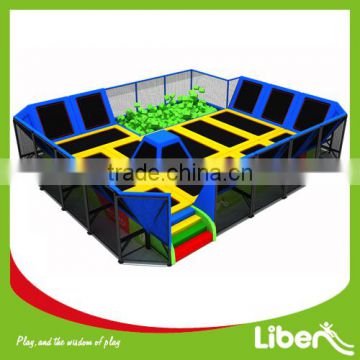 ASTM Approved Business Plan Indoor Trampoline with Factory Price