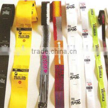 Customsized Woven/plastic ribbon/tape