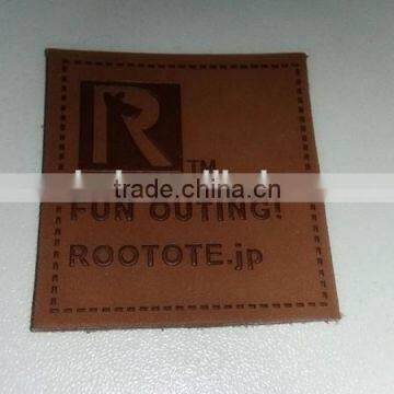 PU leather patch,Customize design Logo for Garment & Sofa
