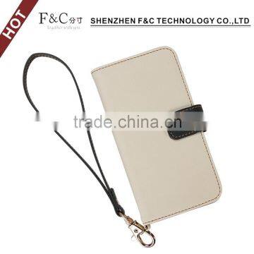 Mobile phone wallet PU leather case flip bag for iphone 6 case accessory