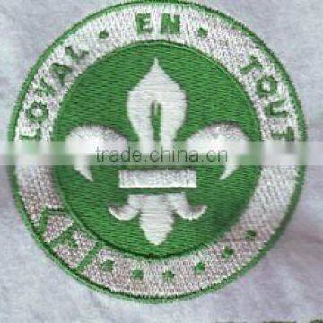 Cheap Custom Promotion Round Shape Embroidered Patches for Clothing photo-2