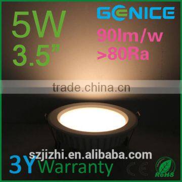AC100-240V Diameter 120mm 3.5inch 5W Led Ceiling Down Lamp photo-4