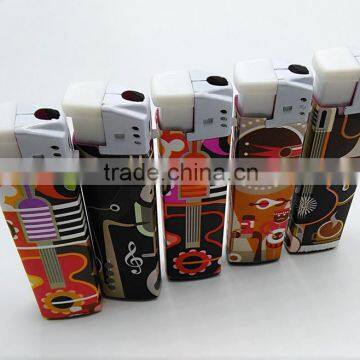 2016 Customized Sticker Refillable Plastic Electronic Lighter for Cigarette photo-2
