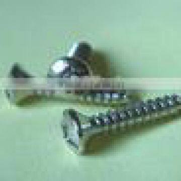 DIN7983 phillips oval head tapping screw stainless steel with high quality