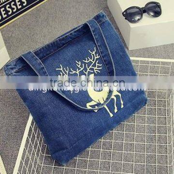 2015 the Latest Simple Design Promotional Denim Bag With Logo photo-5