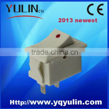 KCD5 Nylon Base White ON OFF 48V Momentary Rocker Switch