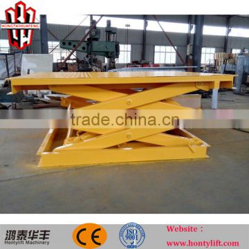 stationary in-ground scissor lift fixed scissor lift