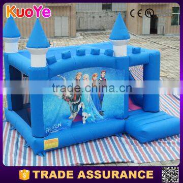 factory price frozen printing kids play house bounce slide inflatable with EN14960