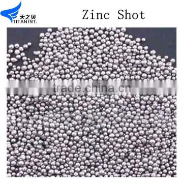 Blasting zinc shot, zinc grain