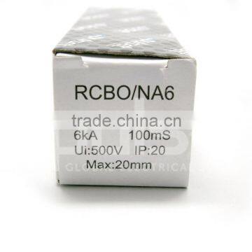RCBO Busbar with 6 pole for electrical usage