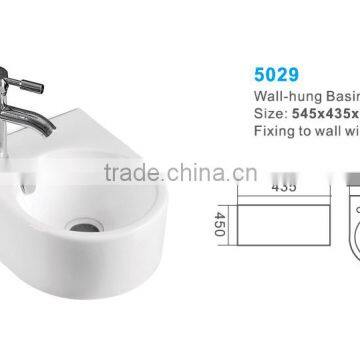 Wall Hung Basin and Sink for Hotel Bathroom Project photo-5