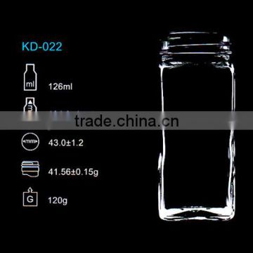 126ml clear jam bottle