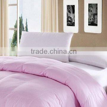 Pink and Cream 80% White Duck Down Comforter photo-6