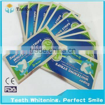 White smile Home use Teeth whitening foam strips from Tanon factory