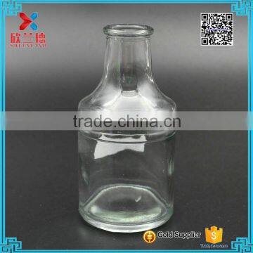 wholesale 200ml decorative round glass wine bottle