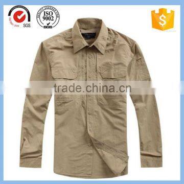 Hot selling 100% cotton men tooling for the comfort and convenience working men shirts