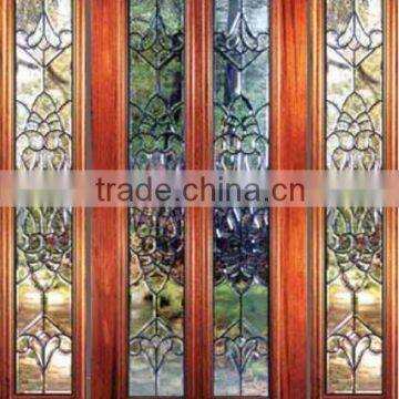 Front House Doors Design With Side Lites DJ-S9201MS-7