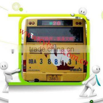 advertising & showing destinations bus led moving sign