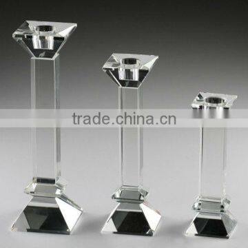 Set Crystal Candlesticks