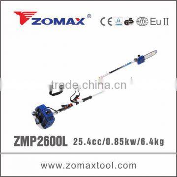 ZMP2600L 0.85 kw power pole pruner chainsaw made in china