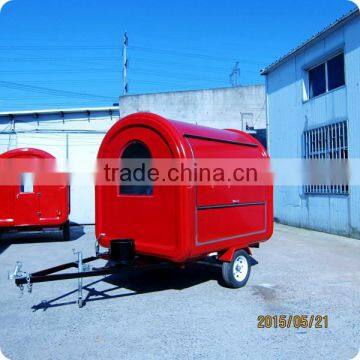 Hot Dog Cart/mobile Food Trailer Cart With Big Wheels for Sales XR-FC220 D photo-2