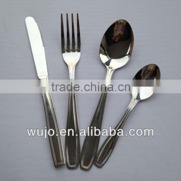 Embossed Stainless Steel Cutlery in Competitive Price,rustproof cutlery