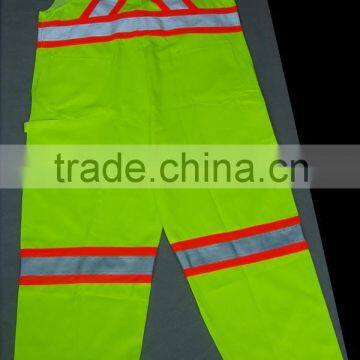 High Quality Reflective Work Trousers Safety Flame Resistant Work Pants Cotton Coverall