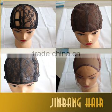 Factory price silk lace cap for wig making adjustable wig cap Small Medium large Size in stock cap