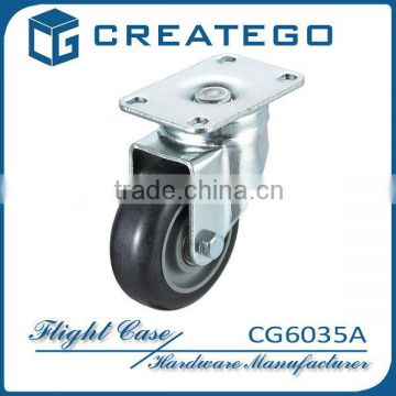 3.5'' swivel castor with pu wheel flight road case parts