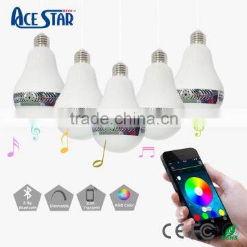 RGB color changing Bluetooth Speaker LED Bulb