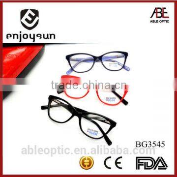 CLASSIC hotselling jelly color fashion design student acetate hand made spectacles optical frames eyewear eyeglasses