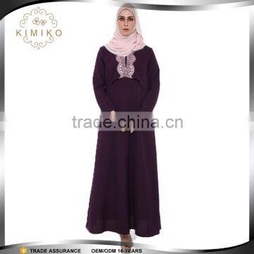 OEM Elegant Dubai Kaftan Abaya Ladies Wholesale Muslim Maxi Dress