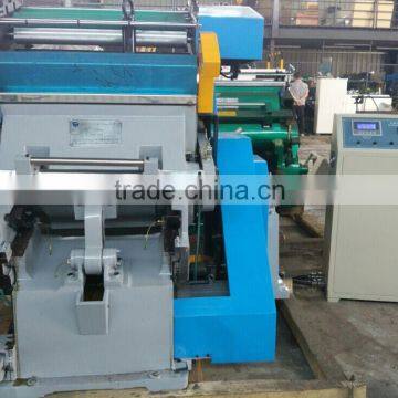 1500 High type cutting machine, paper box creasing and die cutting machine corrugated flute box making machine