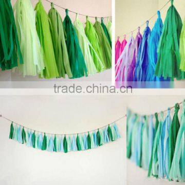 Various Color Wedding Favor Paper Garland Party Decorations