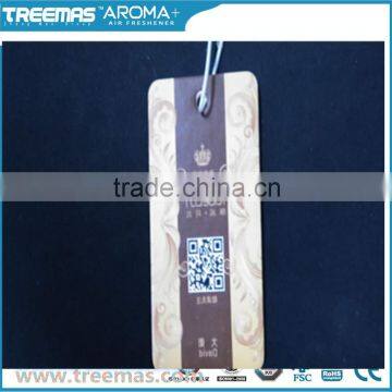 most popular and good quality favorable customized hanging paper car air freshener