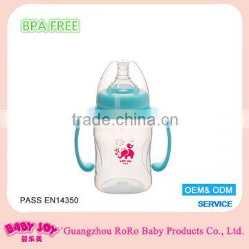 2016 Wide Neck Scrub Design PP Plastic Baby Bottle With Scale photo-1