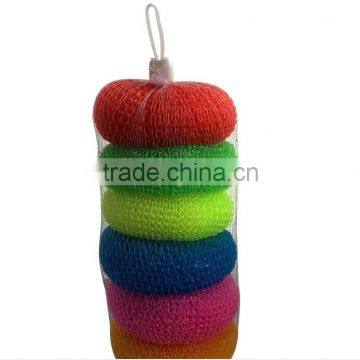 Household Daily Necessity Products Kitchen Plastic Mesh Scourer Quality Choice