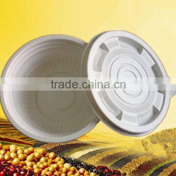 biodegradable disposable bowl with lid