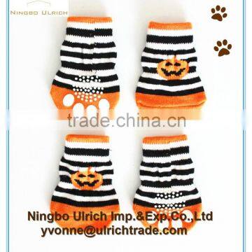 S22 Halloween Cotton Knitted Dog Socks for Holiday photo-2