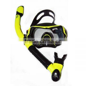 Water sport diver professional mask and snorkel set