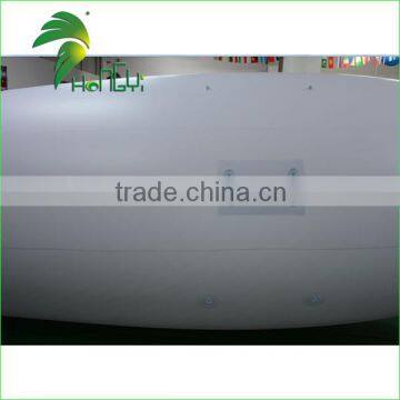 Outdoor White Inflatable Airship , Inflatable Helium Airship Balloon For Evert