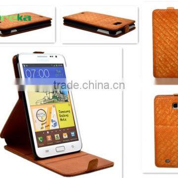 New arrivals stand flip mobile leather case for Samsung Galaxy I9220